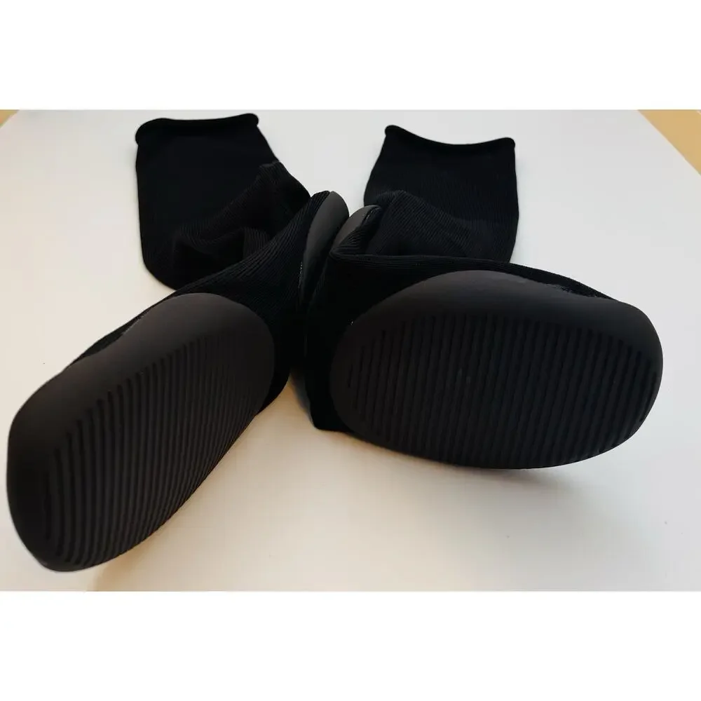 YZY Yeezy Pods Black Size 3 US Men 11-13 Made in Italy NEW Unworn w/ Bag